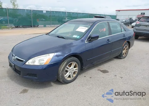 2007 Honda Accord 2.4 Ex из США, поврежденный, VIN 1HGCM56887A079354